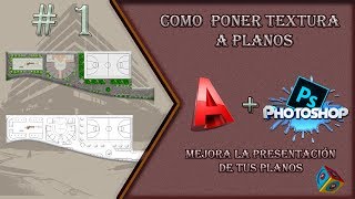 COMO APLICAR TEXTURAS A PLANOS EN PHOTOSHOP [upl. by Goddart]