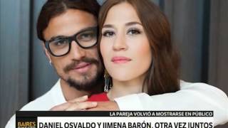 Jimena Barón y Daniel Osvaldo otra vez juntos  Telefe Noticias [upl. by Tnafni]