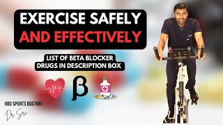 Exercising while on Beta Blockers Sports Doctor Explains What you need to know fitnessmatters [upl. by Ayalat528]