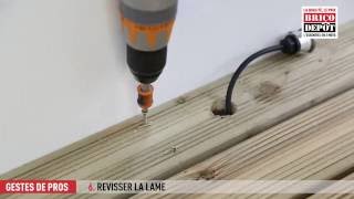 Comment installer des spots encastrables sur une terrasse en bois [upl. by Winson204]