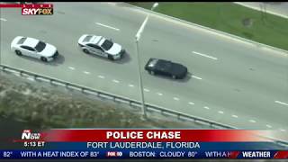 CORVETTE POLICE CHASE Suspect Down For The Count In Florida [upl. by Llertnov987]