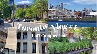 UofT Campus Tour ENG Toronto Vlog  1 私の好きなトロント大キャンパス紹介 [upl. by Yltsew]