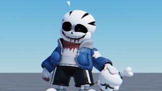 Insanity Sans Remodel  Undertale Last Corridor sneak peek [upl. by Anoik]