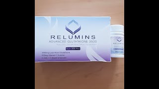 Relumins 3500 mg Glutathione Skin Whitening Injections with Booster [upl. by Amadis]