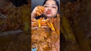 challenge video chicken curry mukbang eating [upl. by Walden]