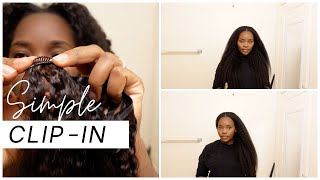 5 MINUTE CLIP IN HAIR BY LIKABLE WIG [upl. by Annauqal]