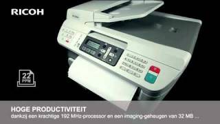 Ricoh SP1200SF  Vcomm  0800 95598  multifunctionele apparaten kopieermachines printers [upl. by Oreste314]