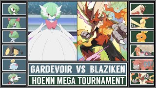 MEGA GARDEVOIR vs MEGA BLAZIKEN  Hoenn Mega Pokémon Tournament Battle 1 [upl. by Korwun]