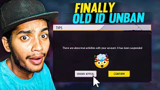 OLD ID UNBAN APPEAL FEATURE  FREE FIRE 🔥 [upl. by Shaffer]