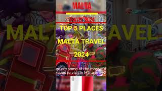 MALTA Travel 2024  Top 5 Beautiful Places To Visit In Malta [upl. by Olmstead]