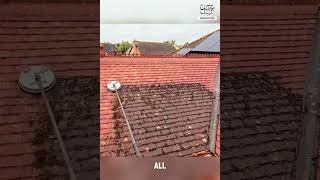 Extremely Satisfying Roof Deep Clean shortstories billiards shorts shortsviral [upl. by Ecinaj]