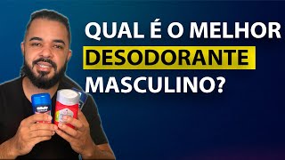 QUAL O MELHOR DESODORANTE MASCULINO Desodorante Gillette Clinical Vale a pena [upl. by Gonagle]