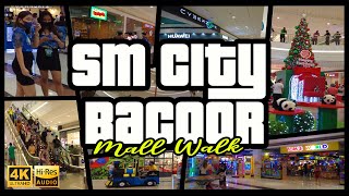 SM City Bacoor Mall Walk  Walking Tour  Philippines 4K [upl. by Enyaj]