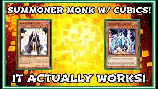 YuGiOh Duel Links  SUMMONER MONK TO MAKE CUBICS A REAL COMBO DECK F2P FRIENDLY [upl. by Naitsirhc614]