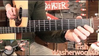 Irish Washerwoman Guitar Solo amp Rhythm Lesson [upl. by Saile]