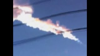 10ton meteor falling over Russia caught on camera [upl. by Jarietta]