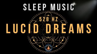 BLACK SCREEN SLEEP MUSIC ☯ 528 hz Healing Frequency ☯ Lucid Dreaming amp Full Body Healing [upl. by Eamon]