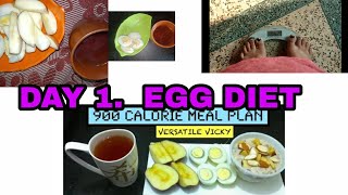 TRYING EGG DIET BY VERSATILE VICKY  DAY 1900 CALORIES DIET PLAN VERSATILEVICKY VICKYPEDIA EGG [upl. by Johansen621]