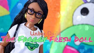 The Froggy Fresh Doll PLUS DIY Mini Art Room [upl. by Nosdivad]