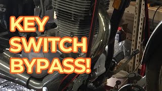 How to bypass hotwire your motorcycle key switch👍 [upl. by Drallim]