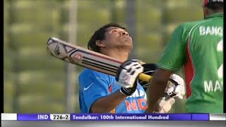 Sachin Tendulkars 100th Century Highlights  India vs Bangladesh  Asia Cup 2012 [upl. by Mihalco]