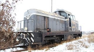 How to start a diesel engine in winter  Maybach LDH70 locomotive December 2011 [upl. by Emerej168]