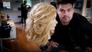 Layered Haircut For Long Thick Hair  MATT BECK VLOG 49 [upl. by Yromem]