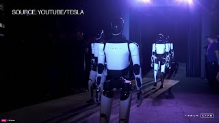 Tesla Demonstrates Optimus Robot Capabilities [upl. by Nylakcaj]