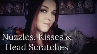 ☆★ASMR★☆ Soft Nuzzles Kisses amp Head Scratches  Update amp Tad 50 [upl. by Einafit]