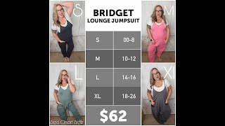 💥This epic trend has hit LuLaRoe Introducing the Bridget lounge jumpsuit💥 [upl. by Northington]