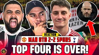 TOP FOUR IS OVER  Manchester United 22 Tottenham Highlights [upl. by Fusuy]