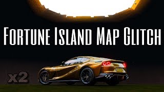 Secret Castle Room Festival amp More  FORTUNE ISLAND MAP GLITCHES  Forza Horizon 4 [upl. by Ailb]