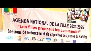 AGENDA NATIONAL DE LA FILLE 20212025 MALEM HODAR A LHONNEUR [upl. by Gnehp418]