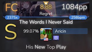 Aricin  Mage  The Words I Never Said Regret DT 9907 1084pp FC  osu [upl. by Ilahtan349]