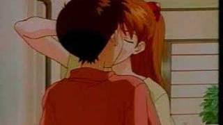 Neon Genesis Evangelion  Kiss Scene [upl. by Haff335]