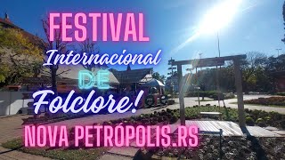 NOVA PETRÓPOLISRS PROMOVE EVENTO FESTIVAL INTERNACIONAL DE FOLCLORE E PENSA NO ALMENTO NO TURISMO [upl. by Llertnac]