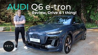 Audi Q6 etron  Review Drive and One thing You Didnt Know [upl. by Lezirg]