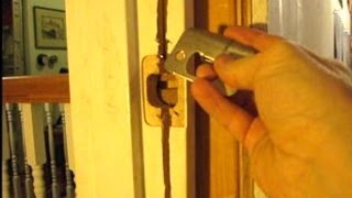 How to Repair a Door Jamb [upl. by Hanauq]