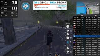 Zwift Group Ride Stage 1  Ride  Tour de Zwift 2024 B on Greatest London Loop in London [upl. by Lapo140]