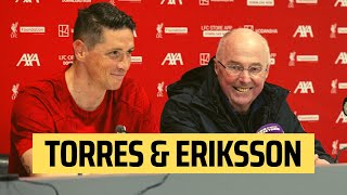 Fernando Torres amp SvenGoran Eriksson  Liverpool Legends 42 Ajax  Press Conference [upl. by Aierdna]