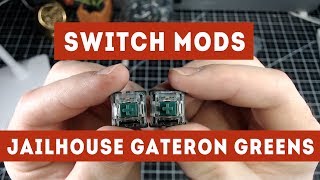 Switch Mods Jailhouse Gateron Green Switches [upl. by Hollingsworth]