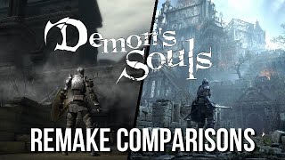 Demons Souls Remake  Debut Trailer Comparisons amp Analysis [upl. by Htial]