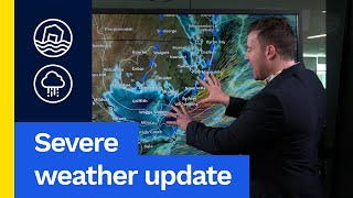 Severe Weather Update 5 April 2024 Heavy rain impacting Eastern states [upl. by Megargee]