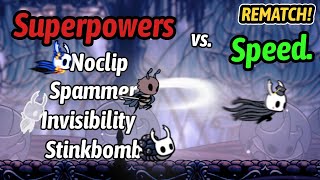 Hollow Knight  Speedrunner vs 4 Hunters with NEW Superpowers REMATCH [upl. by Smith]