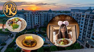 Topolinos Terrace MENU UPDATE 🐹 Disney World Riviera resort food review 2024 [upl. by Anirbak]