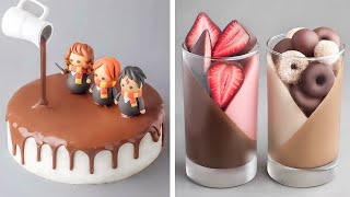 Yummy Chocolate Cake Decorating Tutorials  short video [upl. by Llevra168]