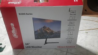 unboxing paket led monitor hua 24 inch frameless [upl. by Emmye]