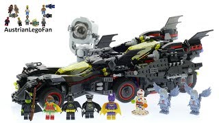 Lego Batman Movie 70917 The Ultimate Batmobile  Lego Speed Build Review [upl. by Tybie]