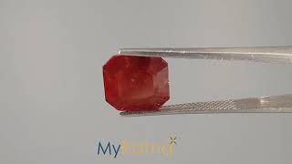 Certified Natural Hessonite Garnet Stone  907 Carat  HG8217  MyRatna [upl. by Celestine]