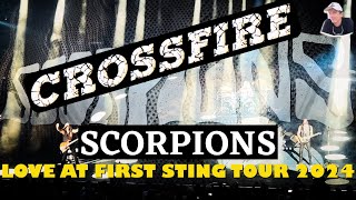 Scorpions  Crossfire  Love At First Sting TOUR 2024  Vienne France [upl. by Ikey]